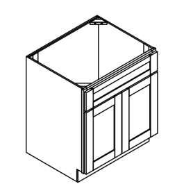 1 Drawer Sink Base Cabinet