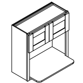 Wall Built In Microwave Cabinets