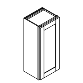 30″H One Door Wall Cabinets