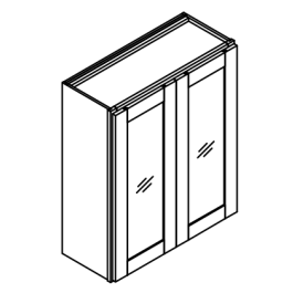 30″ High Two Door Wall Cabinets