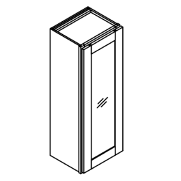 42″ High One Door Wall Cabinets